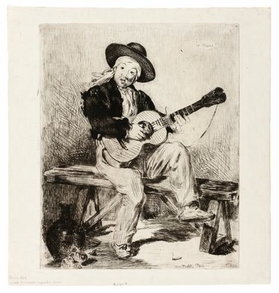 El cantante español de Édouard Manet