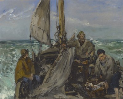 Los trabajadores del mar de Édouard Manet