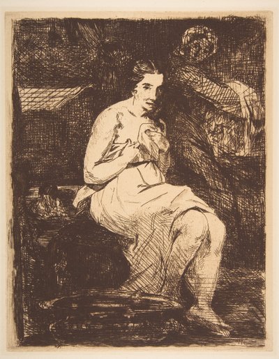 El Tocador, 1862 de Édouard Manet