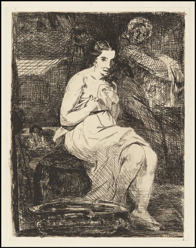 La toilette, 1862 de Édouard Manet