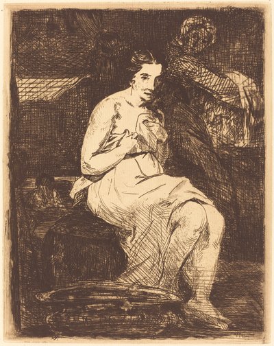 El Tocador, 1862 de Édouard Manet