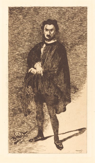 El Actor Trágico, 1866 de Édouard Manet