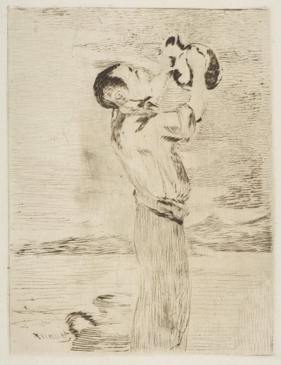El bebedor de agua de Édouard Manet