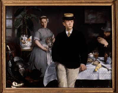 El desayuno en el taller de Édouard Manet
