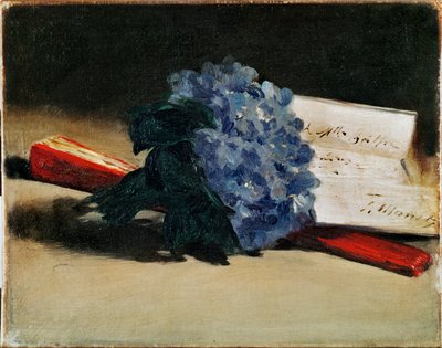 El ramo de violetas (óleo sobre lienzo) de Edouard Manet