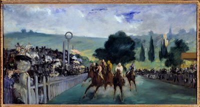 Las carreras de Longchamp de Édouard Manet