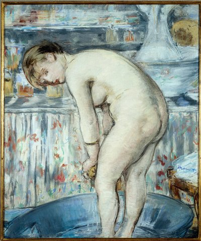 La bañera o Mujer en una bañera de Édouard Manet