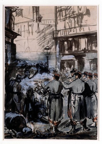 La barricada de Édouard Manet