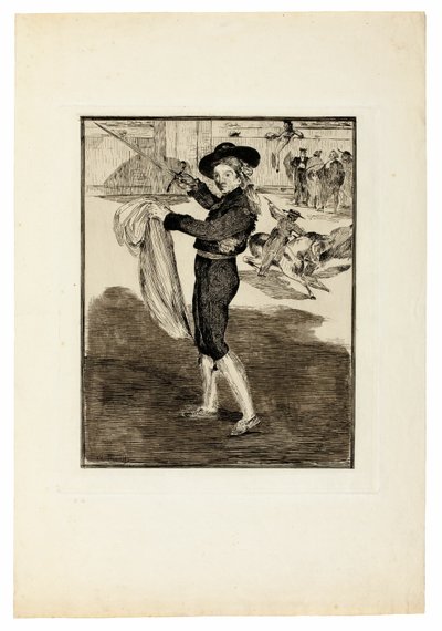 Victorine Meurent en el traje de un "Espada" de Édouard Manet