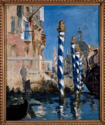 Vista del Gran Canal en Venecia Pintura de Edouard Manet (1832-1883) 1875 de Édouard Manet
