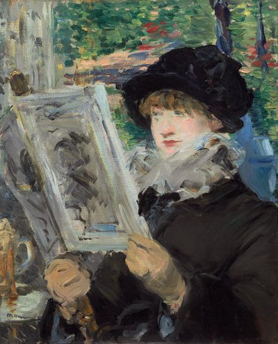 Mujer Lectura de Édouard Manet