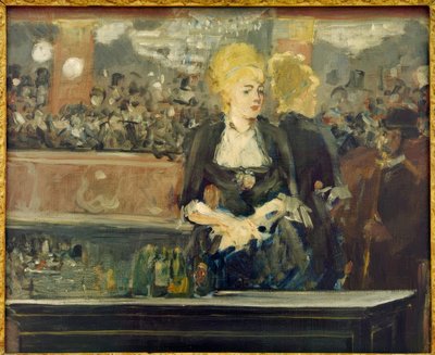 Estudio para el bar en Folies-Bergère de Édouard Manet