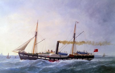 El vapor de John Bull de Edouard Marie Adam