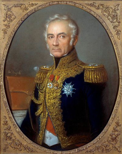 Retrato de Charles Tristan, Conde de Montholon (1783-1853) de Edouard Pingret