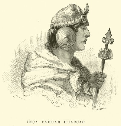 Inca Yahuar Huaccac de Edouard Riou