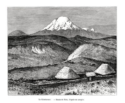 Monte Chimborazo, Ecuador de Edouard Riou