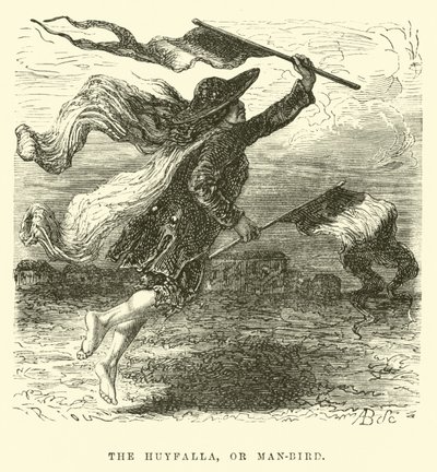 El Huyfalla, o hombre-pájaro de Edouard Riou