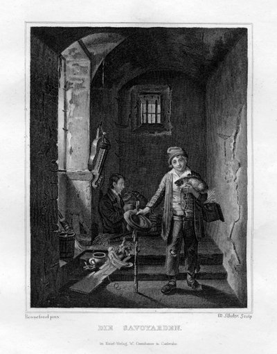 Savoyards, c. 1833 de Edouard Schuler