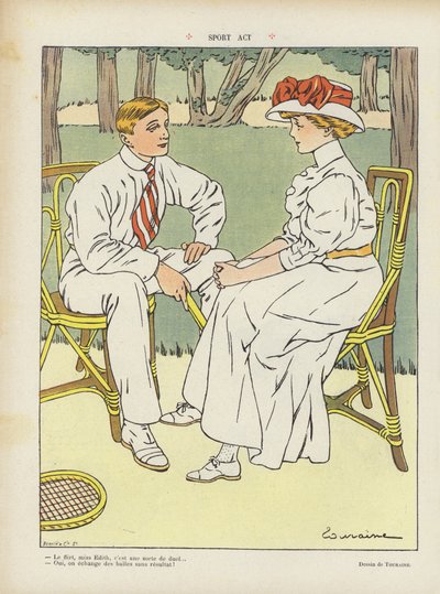 Ilustración para Le Rire de Edouard Touraine
