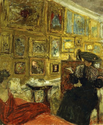 Una visita a los Hessels, c.1908 de Edouard Vuillard