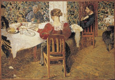Una mesa Le Déjeuner, 1892 de Edouard Vuillard