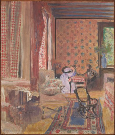 En el juego de mesa de Edouard Vuillard