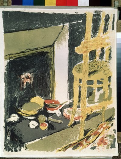 En el hogar del hogar de Edouard Vuillard