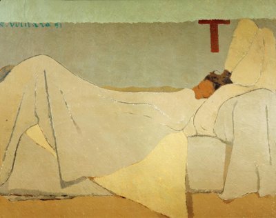 En la cama de Edouard Vuillard
