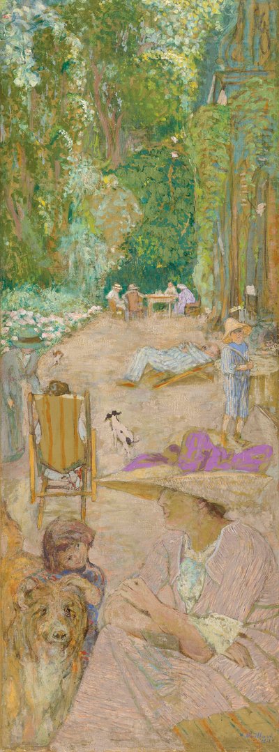 Aux Pavillons en Cricqueboeuf, 1911 de Edouard Vuillard