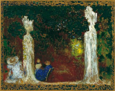 Bajo los árboles, 1897-1898 de Edouard Vuillard