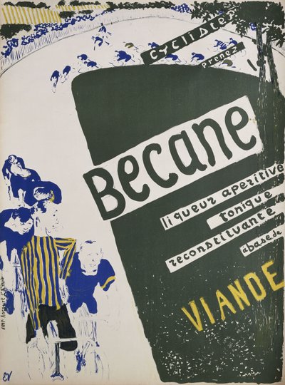 Bicicleta; Becane, c.1894 de Edouard Vuillard