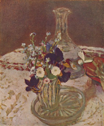 Ramo de pensamientos, nomeolvides y margaritas, c. 1900, 1946 de Edouard Vuillard