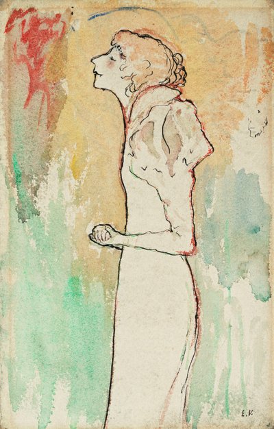 Cantante, c.1891-92 de Edouard Vuillard