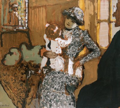 Niño con delantal blanco, c.1909 de Edouard Vuillard