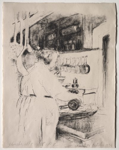 Cocina: La cocinera de Edouard Vuillard