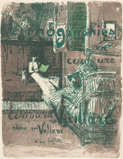 Portada del álbum "Paisajes e interiores" de Edouard Vuillard