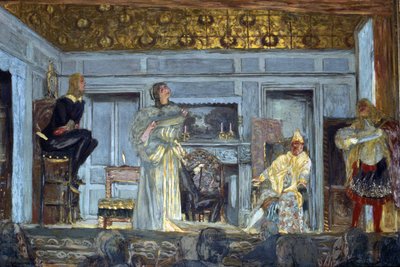Decorados del enfermo imaginario de Molière de Edouard Vuillard