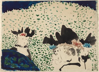 Cuatro damas con sombreros elegantes de Edouard Vuillard