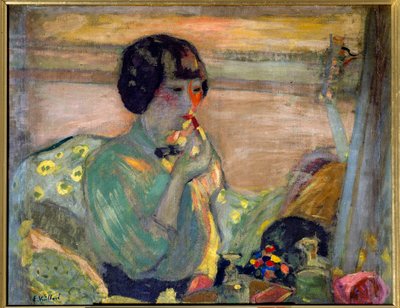 Comediante francesa Marthe Mellot con maquillaje de Edouard Vuillard