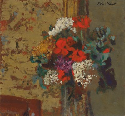 Geranios y rosas de guelder, c.1910 de Edouard Vuillard