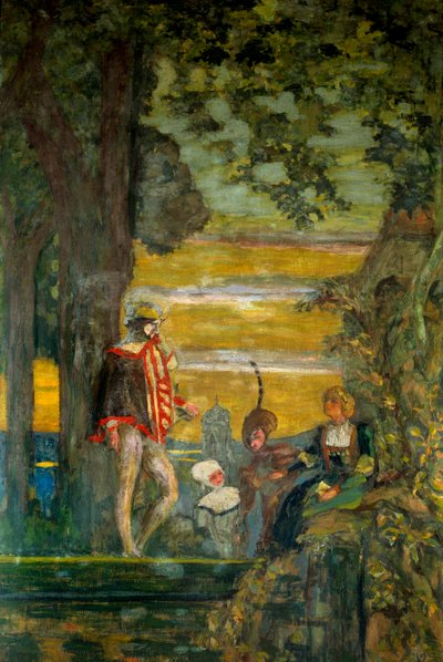 Griselidis Ilustración del cuento de Charles Perrault, siglo XX París, Comedia de los Campos Elíseos de Edouard Vuillard