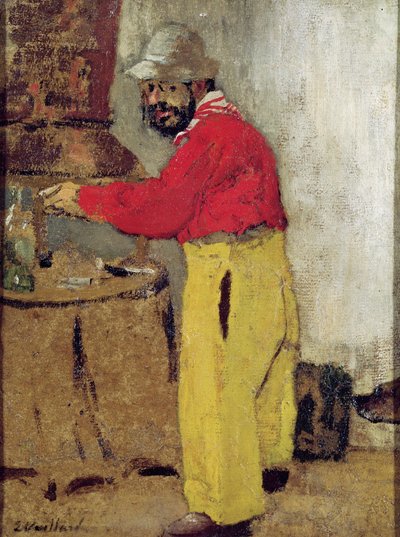 Henri de Toulouse-Lautrec en Villeneuve sur Yonne, 1898 de Edouard Vuillard