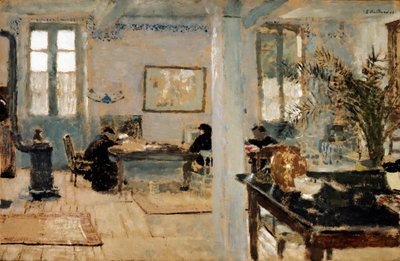 En una habitación, 1899 de Edouard Vuillard