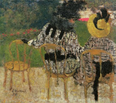 En los jardines de las Tullerías, 1895 de Edouard Vuillard