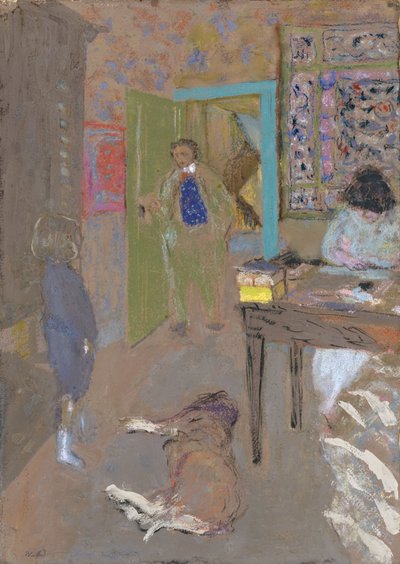 Interior en Saint-Jacut, 1909 de Edouard Vuillard