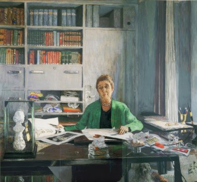 Jeanne Lanvin en su taller, rue du Faubourg Saint-Honoré de Edouard Vuillard