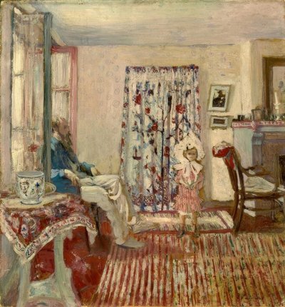 K.-X. Roussel y su hija de Edouard Vuillard