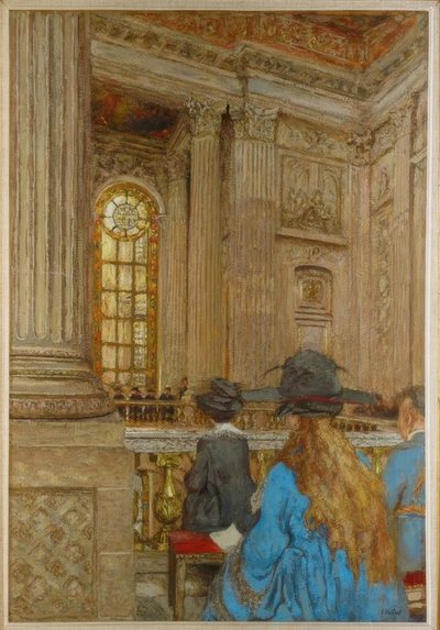La capilla del Castillo de Versalles, 1917-1919 de Edouard Vuillard
