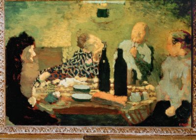 La Familia Después de la Comida de Edouard Vuillard