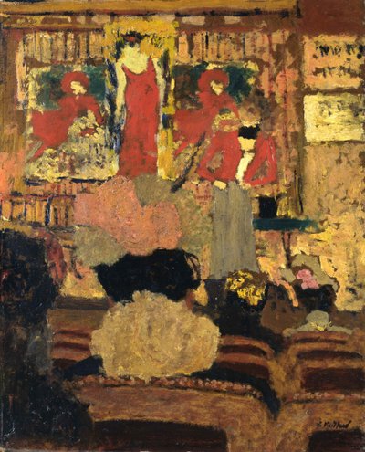 Le Numéro dillusionniste, c. 1895 de Edouard Vuillard